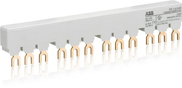 ABB Шинная разводка 3-фазн. PS1-4-0-65 до 65А для 4-х автоматов типа MS116, MS132, MS132-T, MO132 без доп. контактов /1SAM201906R1104/