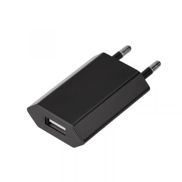 Сетевое зарядное устройство REXANT USB, 5V, 1 A, черное 16-0272