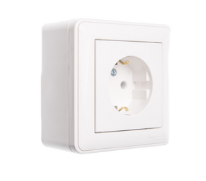 Schneider Electric  Wessen59  Белый  Коробка подъемная для наружного монтажа с рамкой 1-местная KP-152-18