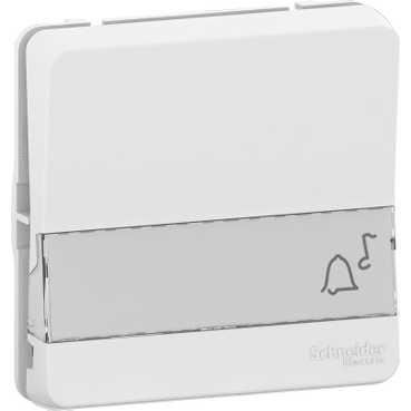 Schneider Electric Mureva Styl  Белый Выключатель механизм кнопочный с полем для маркировки IP55 MUR39129