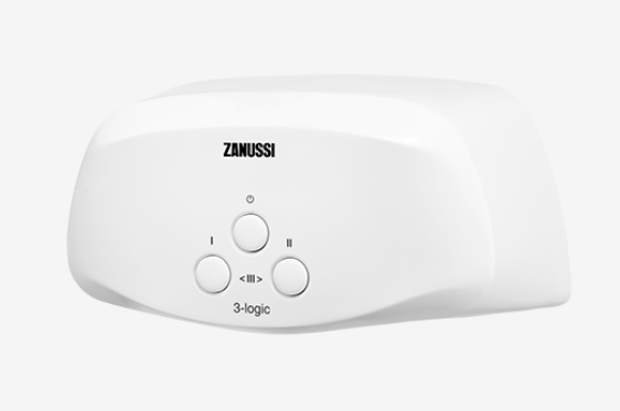 Водонагреватель проточный Zanussi 3-logic 6,5 TS (душ + кран)