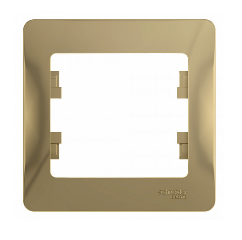 Schneider Electric Glossa Титан Рамка 1-местная IP20 скрытая установка GSL000401