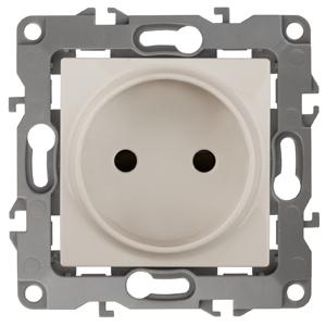 ЭРА  Эра12  Слоновая Кость  Розетка 2P, 16АХ-250В 12-2105-02