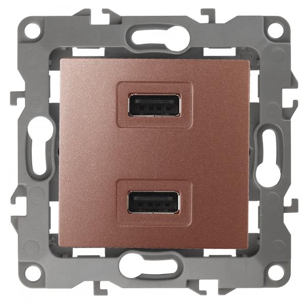 ЭРА  Эра12  Медь  Устройство зарядное USB, 5В-2100мА,  12-4110-14