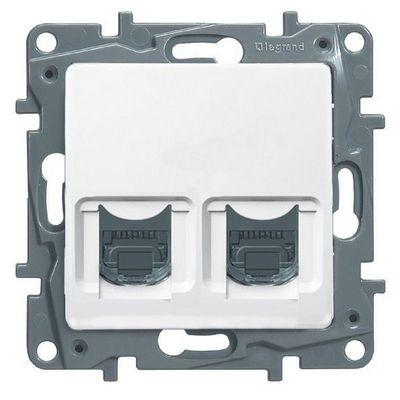Legrand Valena  Алюминий  Розетка механизм TV "Звезда" 1.5dB  770129 индивидуальная упаковка DIY (кратно 1шт)  /694345