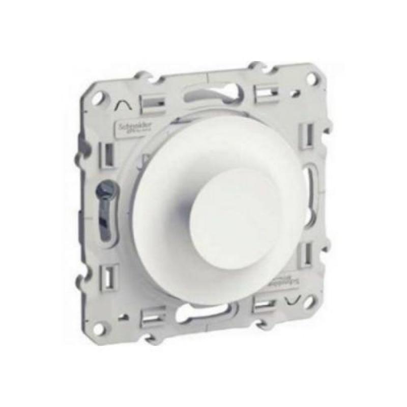 Schneider Electric ODACE Белый Диммер механизм поворотный универсальный 20-420ВА S52R515
