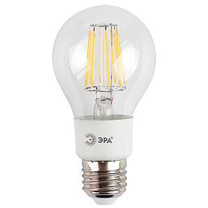 Светодиодная лампа  ЭРА  A60   5Вт  170-265В  2700К  E27  филамент.