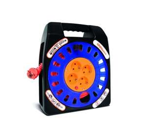 Удлинитель в закрыт. корпусе 4х20м с заземл. 10А IP20 У16-012 термо ПВС 3х1 защ. шторки UNIVersal 1673