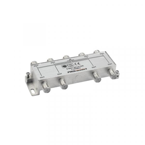 Делитель ТВ х 8 под F разъём 5-1000 МГц  PROCONNECT 05-6025