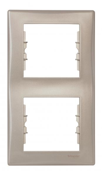 Schneider Electric Sedna Титан Рамка 2-местная вертикальная SDN5801168