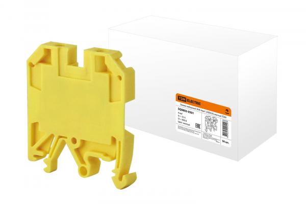 Зажим наборный ЗНИ-4мм2 (JXB35А) желтый TDM SQ0803-0501