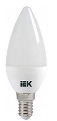 Светодиодная лампа  IEK  C35  5Вт  230В  3000К  E14