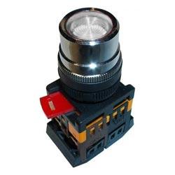 Арматура светосигнальная ABLF-22 (прозрачная) неон кнопка 1з+1р d22mm 240B IEK