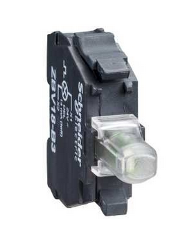 Контактный блок со светодиодном  Schneider Electric ZBV18B1