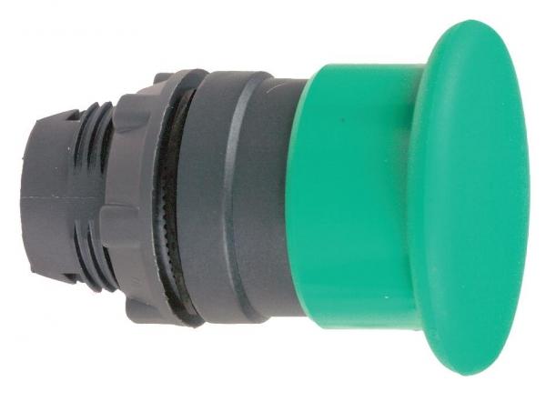 Schneider Electric ZB5AC3 ГОЛОВКА ЗЕЛЕНОЙ КНОПКИ 22ММ С ВОЗВРАТОМ ГРИБОВИДНАЯ