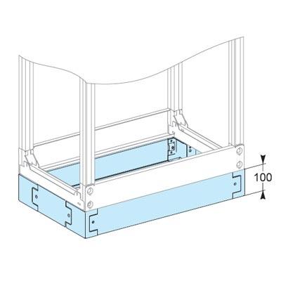 Schneider Prisma_ENCL 08726 цоколь 100ММ, Ш=650ММ, Г=400ММ