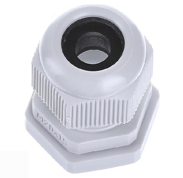 Сальник кабельный AKM 20 с контргайкой и разгрузкой натяжения, герметичная зона 6,5-13,5 мм, IP 65, M 20, цвет серый, материал полиамид.