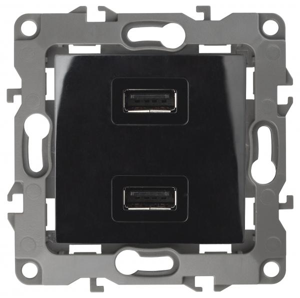 ЭРА  Эра12  Чёрный  Устройство зарядное USB, 5В-2100мА,  12-4110-06