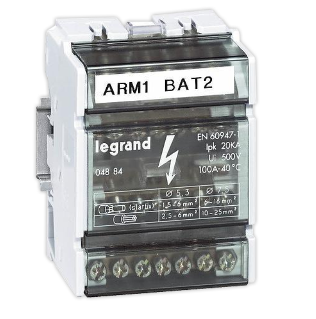 Блок модульный распределительный 4пх13 контактов 40А Legrand 004885