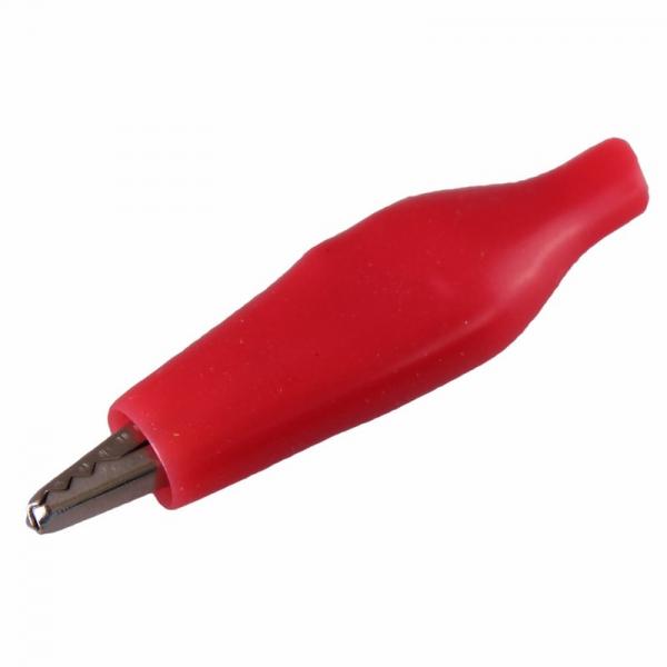 Зажим "крокодил"  5А  46мм  в изоляторе  REXANT 16-0002