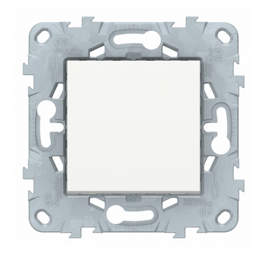 Schneider Electric Unica NEW  Белый Выключатель 1-клавишный, кнопочный схема 1, 10 a, NU520618
