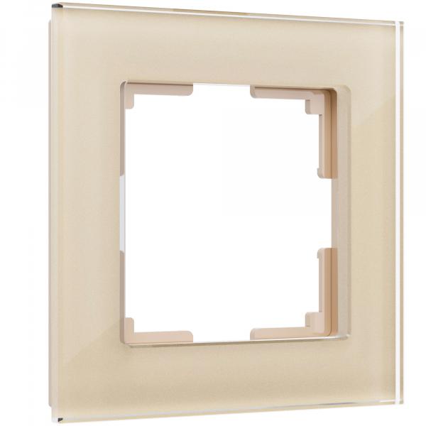 Werkel  Favorit Шампань Рамка 1-местная стекло Werkel WL01-Frame-01 a040870