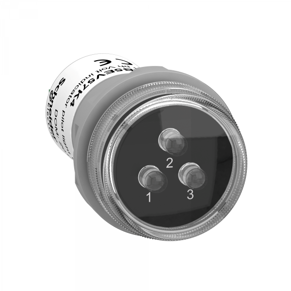 Schneider Electric XB5EV57K4 СИГН. ЛАМПА,3-ХФАЗН., К-З-Ж LED, 400В