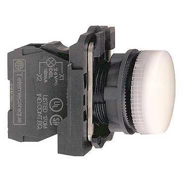 Сигнальная лампа 22мм 230-240В белая Schneider Electric  TE-IMCI XB5AVM1