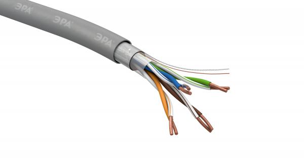 F/UTP 4x2x24AWG Cat5e CU PVC 305 м SIMPLE (21)  кабель витая пара ЭРА