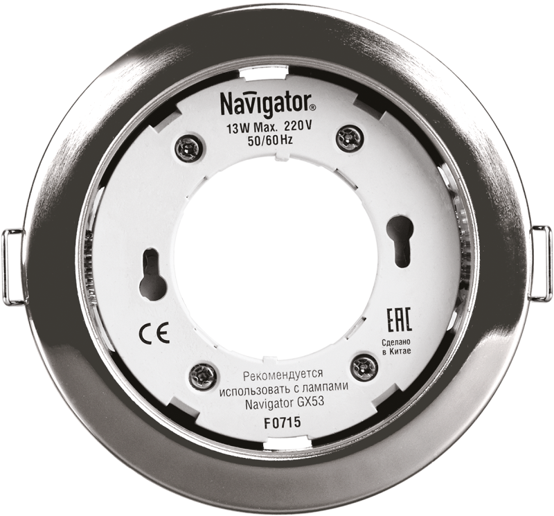 Светильник светодиодный 71 279 NGX-R1-003-GX53 IP20 точечный хром. Navigator 71279