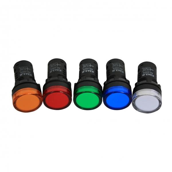 Лампа AD-22DS(LED) матрица d22мм зеленый 230В AC/DC КЭАЗ