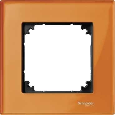 Schneider Electric Merten  Оранжевый Кальцит  Рамка 1-местная стекло MTN404102