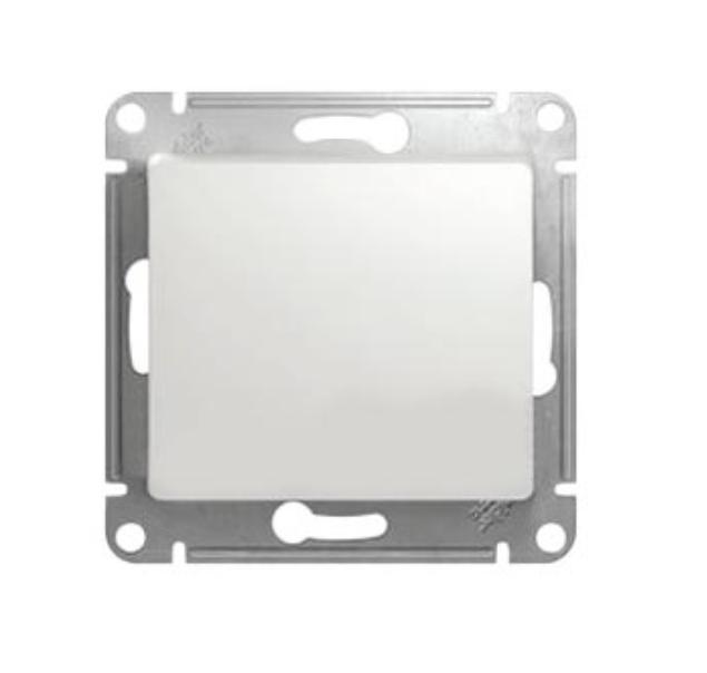 Schneider Electric Glossa  Белый Выключатель 1-клавишный схема 1 механизм IP20 скрытая установка GSL000111