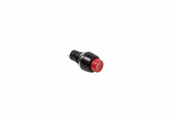 Выключатель-кнопка  250V 1А (2с) (ON)-OFF  Б/Фикс  красная  Micro (PBS-20В)  REXANT 36-3080