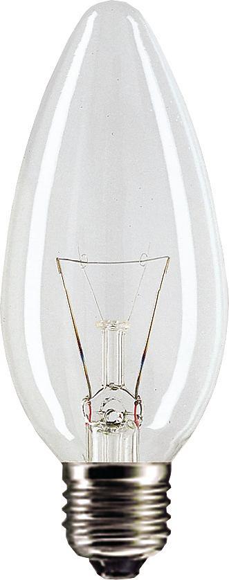 Стандартная лампа накаливания  PHILIPS  B35  40Вт  230В  E27