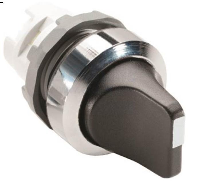 Переключатель ABB M2SS2-20B черный 2-х поз /1SFA611201R2006