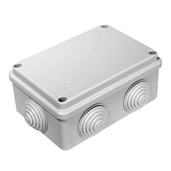 Коробка распаячная ОП 120х80х50 безгалогенная (HF) IP55 (64шт/коробка) Промрукав 40-0340