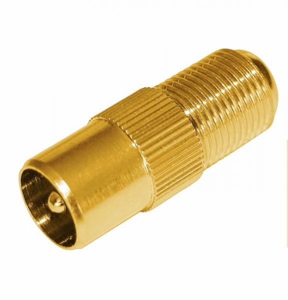 Переход гнездо F - штекер TV GOLD PROCONNECT 05-4303-5