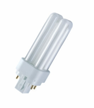 Компактная люминесцентная лампа Osram DULUX D/E 18W/830 G24Q-2