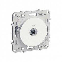 Schneider Electric ODACE Белый Розетка механизм TV S52R445