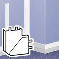 Legrand  DLP  Белый  Угол Г-обр.  75x20 030303