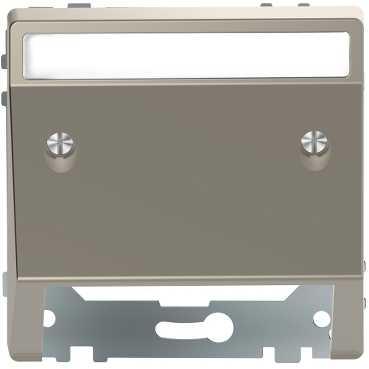 Schneider Electric  MERTEN  D-Life  Никель  Центральная Накладка наклонная MTN4540-6050