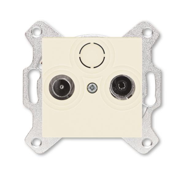 ABB  Levit  Слон. Кость Розетка TV-R, оконечная 2CHH083503A6017