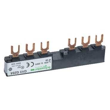 Комплект 3П шин.  63А 2х54мм Schneider Electric GV2G254