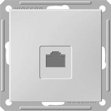 Schneider Electric  Wessen59  Белый  Розетка информационная без рамки категория 5Е скрытая установка RSI-152K5E-1-86
