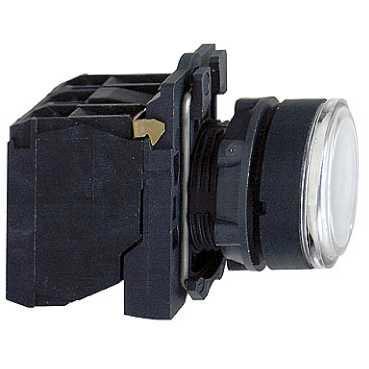 Schneider TE-IMCI XB5AW31M5 кнопка  22мм 230-240В белая с подсветкой