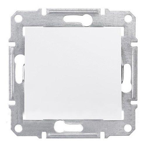 Schneider Electric Sedna  Белый Аква Переключатель механизм проходн. скрытая установка 10А  IP44, SDN0500321