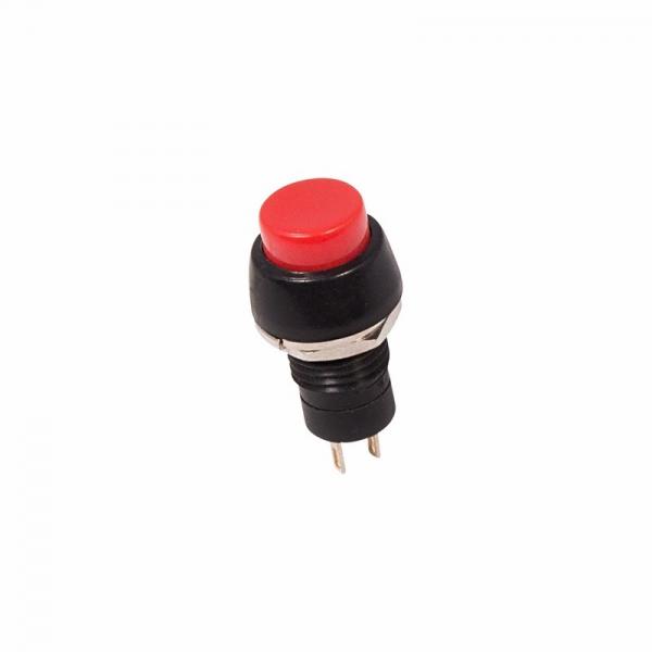 Выключатель-кнопка  250V 1А (2с) ON-OFF  красная  Micro (PBS-20А)  REXANT 36-3070