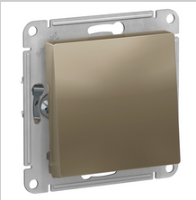 Schneider Electric AtlasDesign Шампань  Переключатель 1-клавишный, схема 6, 10АХ, механизм ATN000561