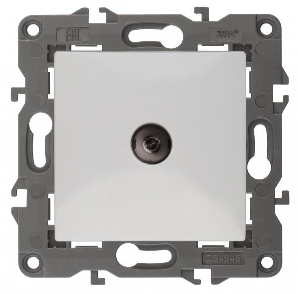 ЭРА  Elegance  Белый  Розетка TV проходная IP20 14-3102-01
